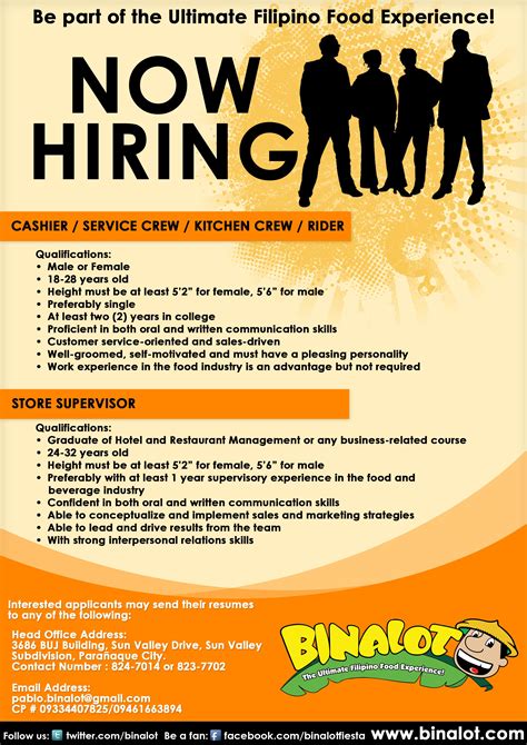 Rosario Cavite Jobs in Philippines .